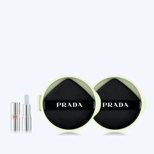 [라운지단독] 프라다 리빌 메쉬 쿠션 리필 듀오(+미니 블루밤)
