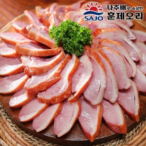사조원 나주배로 숙성한 냉장 국산 훈제오리 400g, 3개
