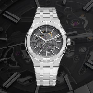 모리스라크로와 시계 아이콘 스켈레톤 42mm 오토매틱 AI6008-SS002-030-1