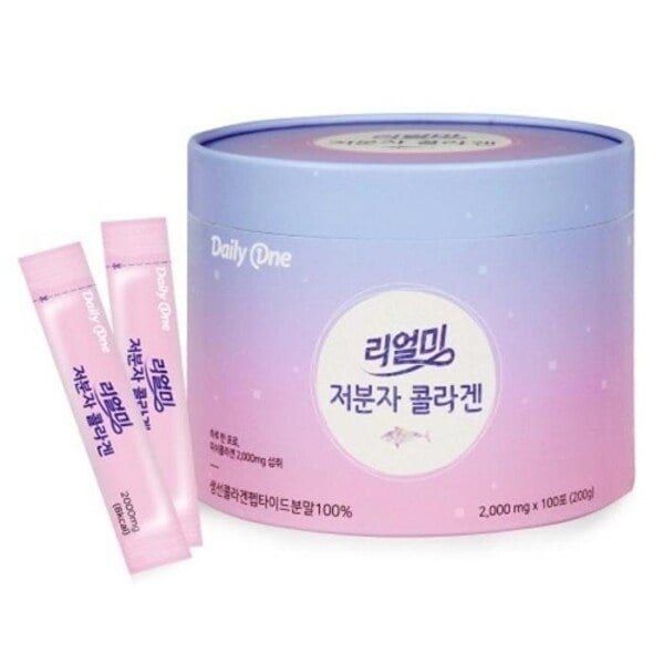 <b>데일리원</b> (NEW) <b>데일리원</b> 리얼미 저분자 <b>콜라겐</b> 2000mg x 100포 x3개