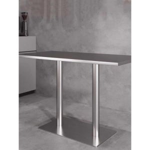 카페 스텐 테이블 120x70 사각 스틸 업소용 식탁