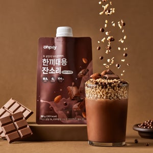 오필리 한끼대용 잔소리 단백질 쉐이크 파우치 (1팩) 아몬드초코맛 아침식사대용