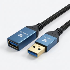 케이블연구소 USB 3.0 연장 케이블 데이터 전송 연장선 0.5m, 1개