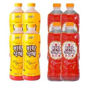 팔도 비락 식혜 1.5L 4개+수정과 1.5L 4개