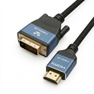 케이블연구소 HDMI 2.0 to DVI 양방향 변환 케이블 모니터선 1.8m, 1개