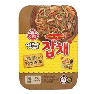 오뚜기 냉동_오뚜기 옛날잡채 감칠맛 캠핑음식 간편식 편의점 328G