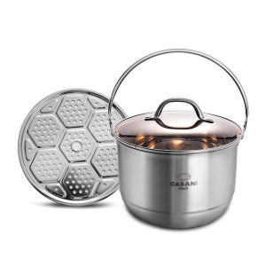 미니버켓 들통 찜통 수육냄비 찜판포함 다용도 냄비 24cm 5L