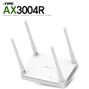 ipTIME 와이파이6 듀얼밴드 기가비트 공유기 이지메시 VPN AX3004R