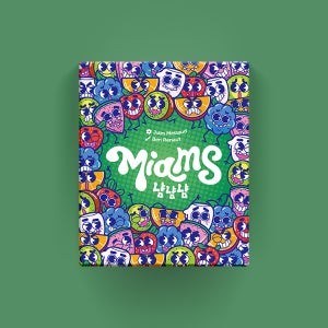 [만두게임즈] 냠냠냠 보드게임 롤앤라이트 주사위 카드게임 신작 냠냠 과일 미얌 miams