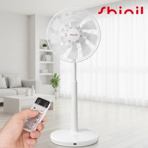 신일 선풍기 BLDC 무소음 저소음 가정용 스탠드 거실 아기 리모컨 화이트