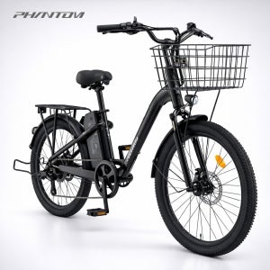 2026 삼천리 전기자전거 24 팬텀 이콘D 바구니시티형 100% 완조립