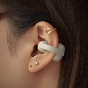 소니 링크버즈 클립 블루투스 무선 이어폰 그레이지 WF-LC900 CZ