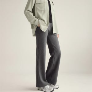 여성 골지 부츠컷 밴딩팬츠 빅사이즈 하체커버 다리길어보이는 바지