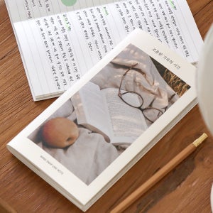 인디고 마음사진 라인 노트 포토 감성 핸디 성인 감사 여행 육아 태교 비밀 일기장 다이어리
