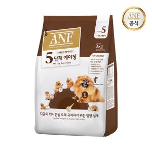 [고양이의 날] ANF 독 5단계 에이징 3kg, 소프트 사료 (11-14세)