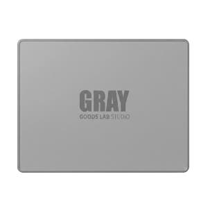 GOODSLABSTUDIO 강화 유리패드 게이밍 마우스패드 CORE GRAY, L