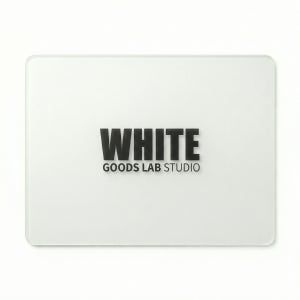 GOODSLABSTUDIO 강화 유리패드 게이밍 마우스패드 CORE WHITE, L