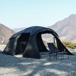 스노우라인 미라클 X 텐트 리빙쉘 거실형 돔 4인용 블랙