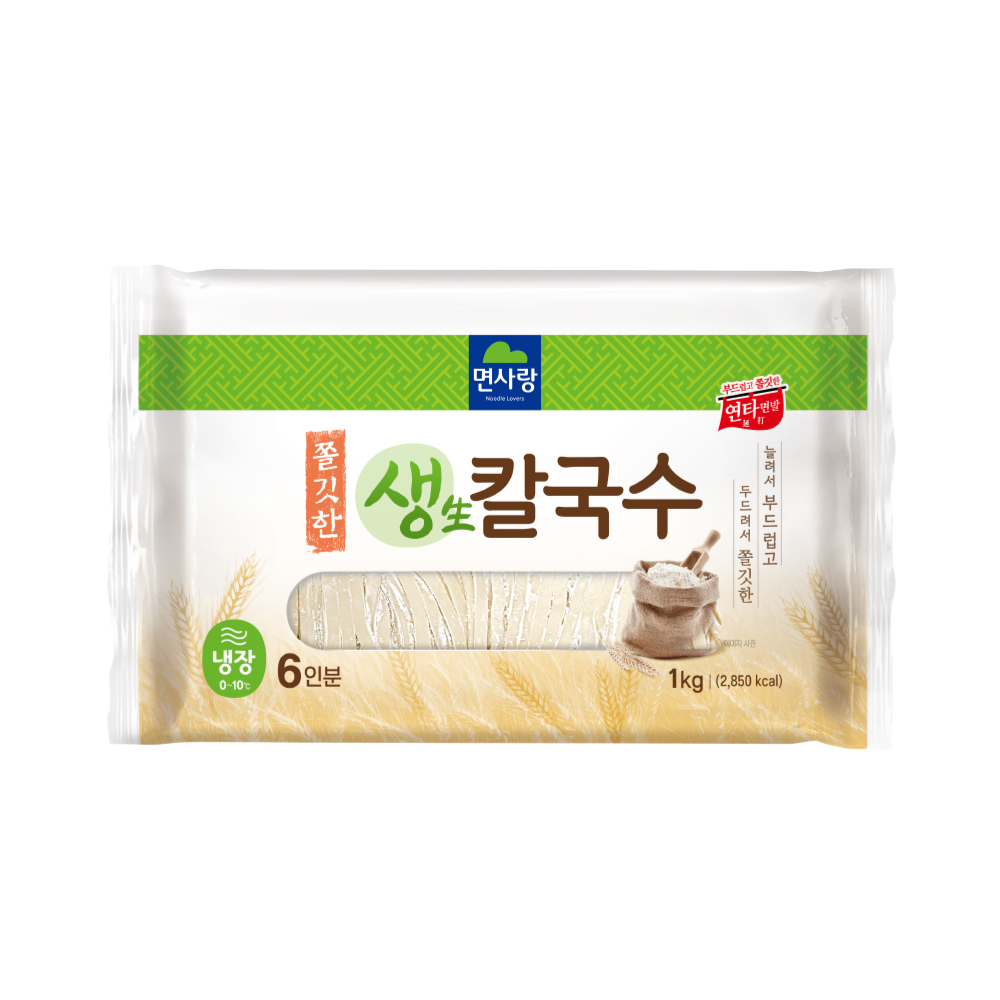 면사랑 생칼국수 제품 이미지