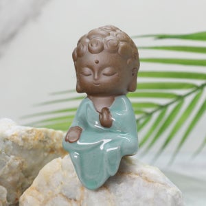 불상 옥빛 아기부처님 합장 불교굿즈 불교박람회