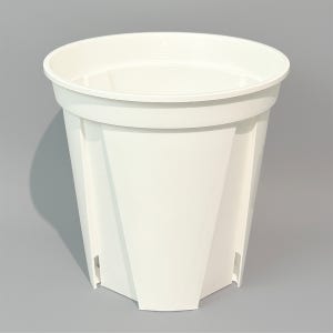 파파가든 슬릿 화분 롱 슬릿분 플분 플라스틱 화분 20호(20cm), 화이트