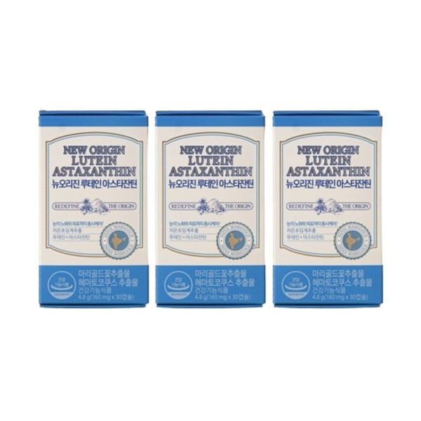 뉴오리진 건강식품관 뉴오리진 눈건강 루테인 아스타잔틴 3박스 (3개월분)