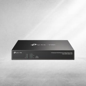 티피링크 4채널 HDD CCTV 영상 비디오 녹화기 VIGI NVR1004H-4P-2TB