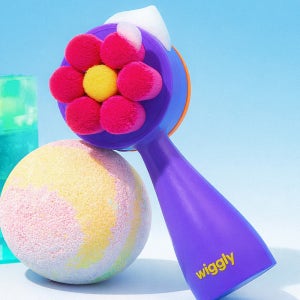 [위글리] 모공 클렌징 각질제거 듀얼 클렌징 브러쉬 - Purple