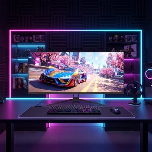 크래프티스 CR34WQ100 WQHD 100Hz 울트라와이드 게이밍 모니터