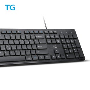 TG-K500U 유선키보드 멀티미디어 12Key +키스킨 블랙