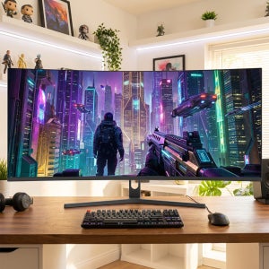 크래프티스 CR34WQ100C WQHD 100Hz 울트라와이드 커브드 게이밍 모니터