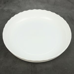 파파가든 원형 플라스틱 화분받침 슬릿화분 받침대 7호(26cm), 화이트