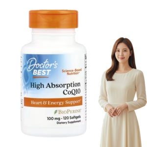 닥터스베스트 고흡수 코엔자임큐텐 CoQ10 100mg 120정 / Doctor’s Best Coq10