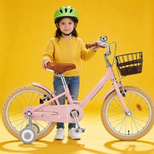스마트 헤이즐 어린이 자전거 보조바퀴 딩고 45.7cm(18인치), 라이트핑크