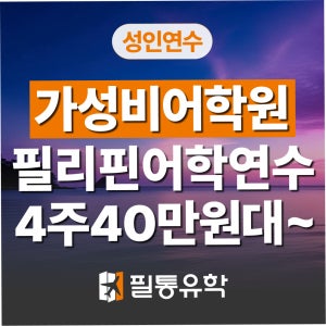 필리핀어학연수 저렴한 필리핀 어학원 선정 6곳