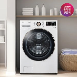 LG 트롬 드럼 세탁기 F24WDLPR 24KG 1등급 화이트