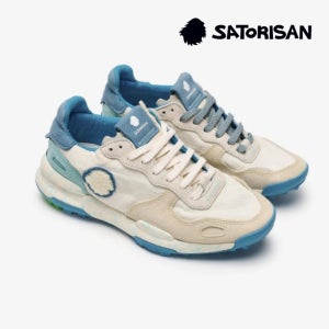 사토리산 남성 차크로나 리넨 샹티 블루 빈티지 운동화 스니커즈 EVA
