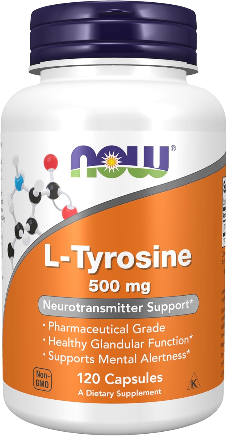 NOW L<b>티로신 500mg</b> 120캡슐