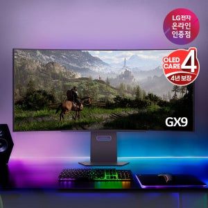 최종 129만 (올레드케어 4년보장) LG GX9 45GX900A OLED WQHD 240Hz 응답속도 0.03 게이밍모니터 113cm(45인치)