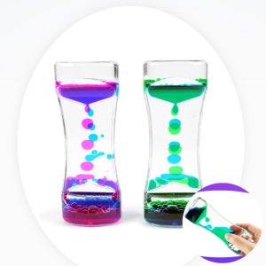 인테리어 컬러 오일 모래시계 오일멍 타이머 아크릴모래시계