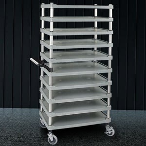 다용도 업소용 운반차 이동형 카트 스테인리스 조립식 10단 바퀴