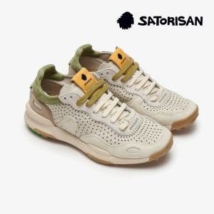 사토리산 남성 차크로나 레이저 프리미엄 샹티 크림 빈티지 운동화 스니커즈 EVA