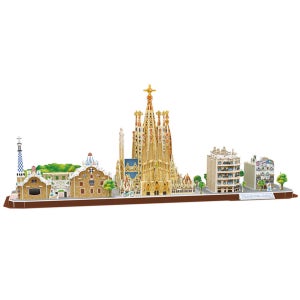 큐빅펀 3D 입체퍼즐 시티라인 바르셀로나 (MC256) 입체 종이 퍼즐놀이 완구