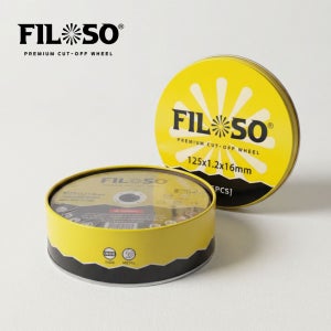필로쏘 그라인더날 철 스텐 작업용 절단석 125mm(5인치) 100개, 1개