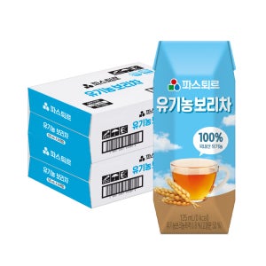 파스퇴르 유기농 음료 보리차, 125ml, 48개