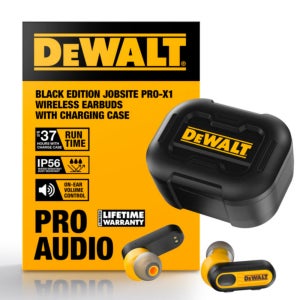 디월트 이어폰 블루투스 Pro-X1 드월트 C타입 충전 블랙