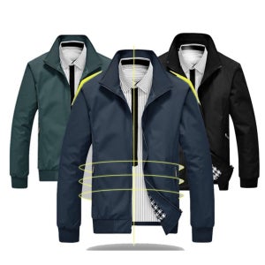 남자 항공점퍼 블루종 간절기아우터 연예인 항공점퍼 블랙