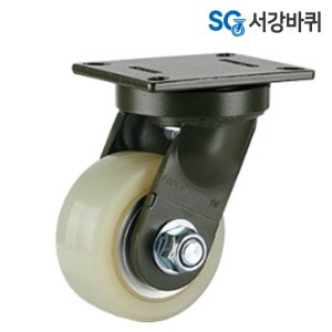 중량 고중량 GXT100(4인치) 우레탄 나일론 설비 바퀴 캐스터 지덕산업 100mm 회전