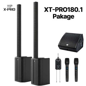 XT-PRO180.1더블 XM-PRO150M DYW-850/18인치컬럼어레이 24000W 2세트 15인치모니터스피커 800W 1개 2채널무선마이크 H H