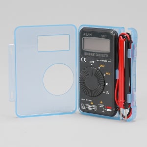 아사히 4201 포켓용 디지털 테스터기 전압 저항 측정 소형 휴대형 멀티미터기 전기테스터기
